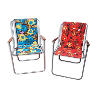 Paire de chaises pliante de camping
