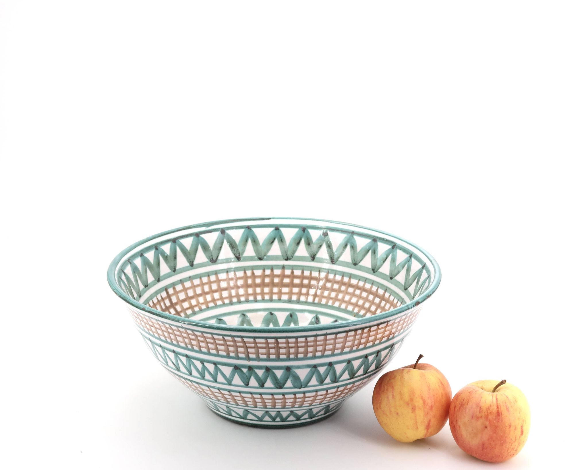 Large ceramic salad bowl Robert Picault Vallauris 60s