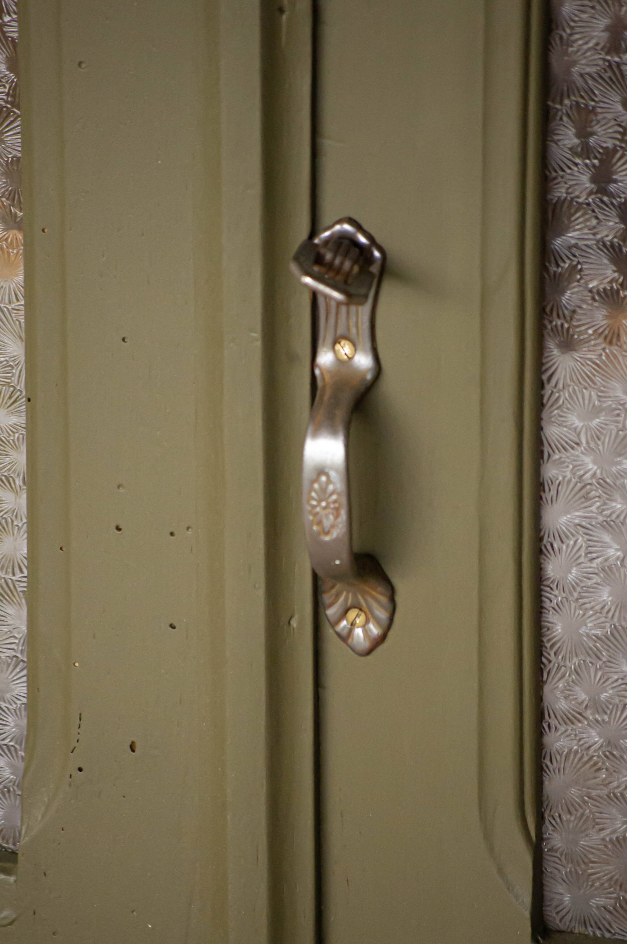 Console, Art Deco glazed sideboard