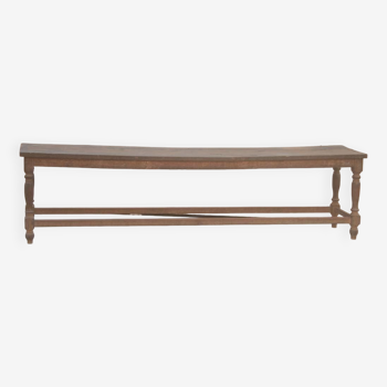 Banc Ancien Indien en Vieux Teck Pièce d’Origine