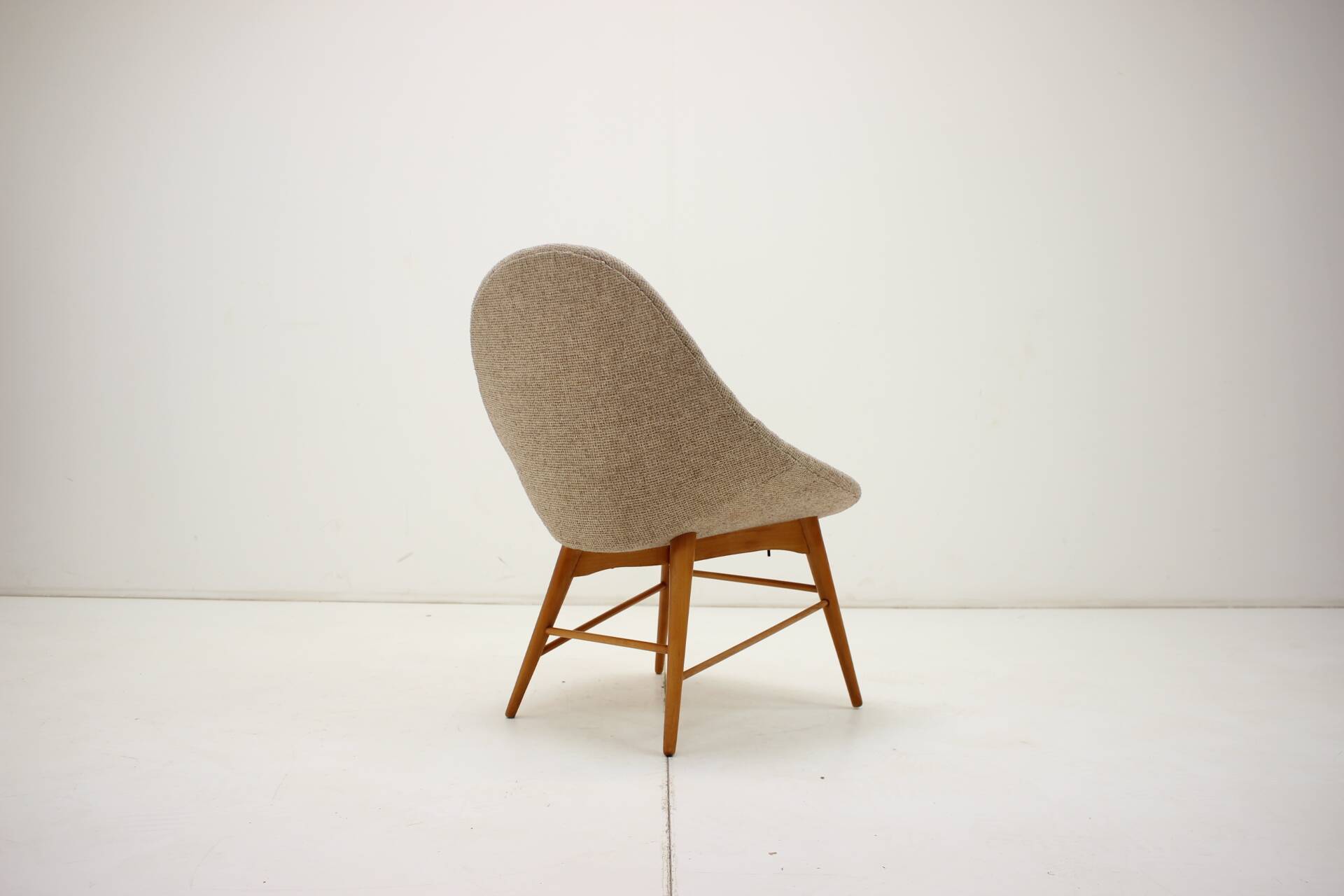 1960s Miroslav Navratil Shell Lounge Chair, Czechoslovakia