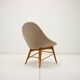 1960s Miroslav Navratil Shell Lounge Chair, Czechoslovakia