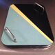 Tray vintage year 59 in formica yellow, blue and black
