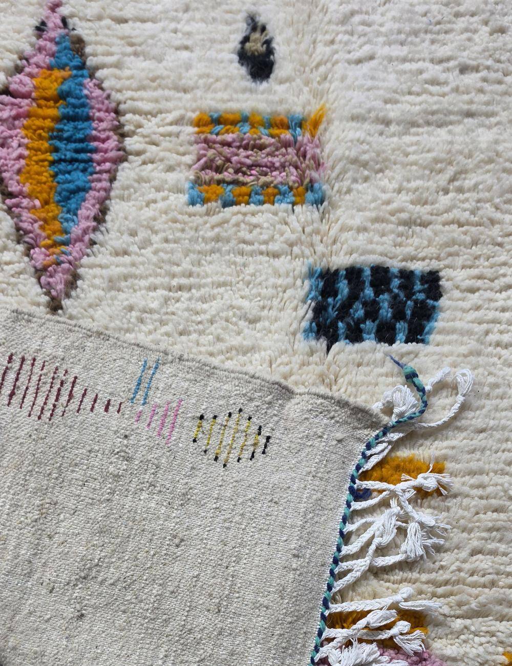 Handmade Tribal Azilal Rug - 209 x 180 cm