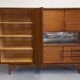 Buffet or high modernist sideboard in teak, France circa 1960.