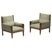 Lounge Chairs by Jac. van den Bosch, Netherlands, 1920s