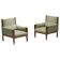 Paire de fauteuils par Jac. Van den Bosch, Pays-Bas, années 1920