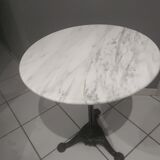 Bistrot's white marble table 1900s