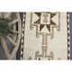 1970s Turkish Hand-Knotted Wool Cotton Beige Runner Rug 112x340