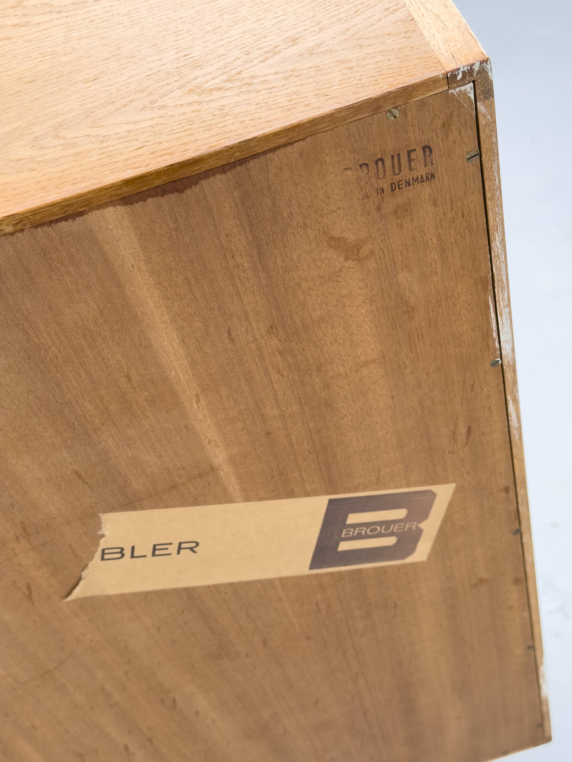 Danish Oak Cabinet from Brouer, 1960s