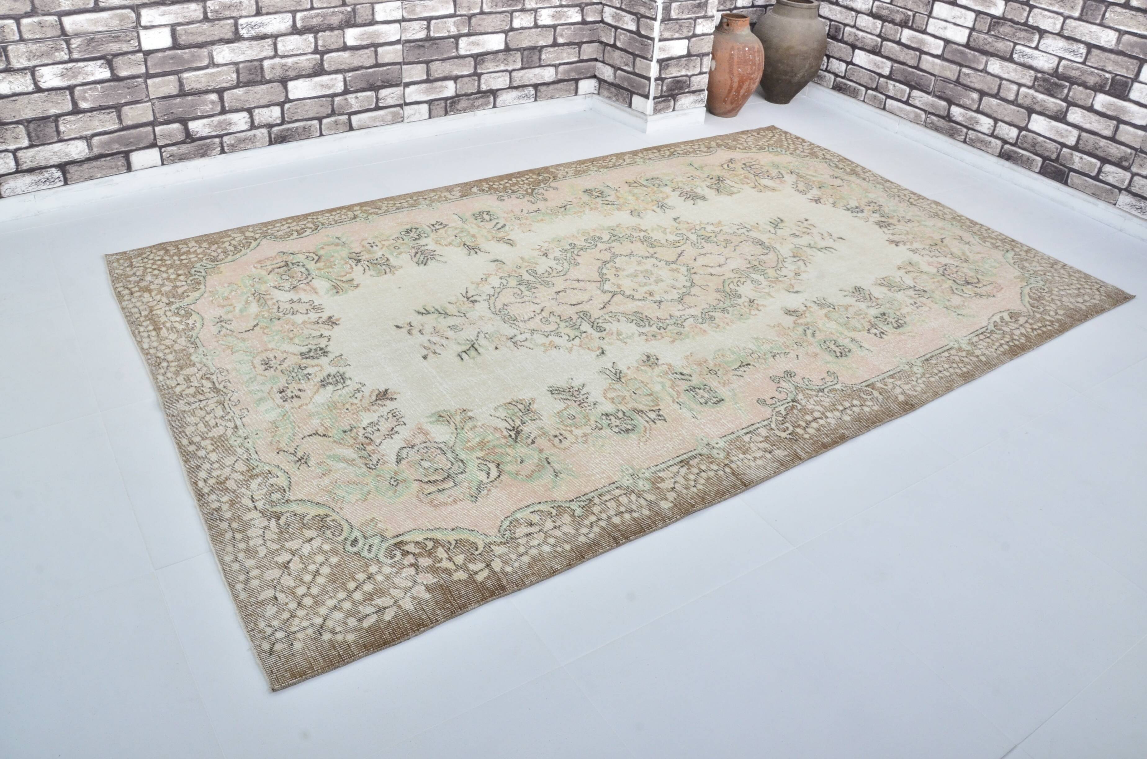 Turkish Oushak Handmade Carpet sku 3162