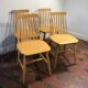 Lot de 4 chaises  1960-70 modèle Tellus IKEA vintage