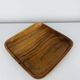Scandinavian square teak pocket emptier, 1960s