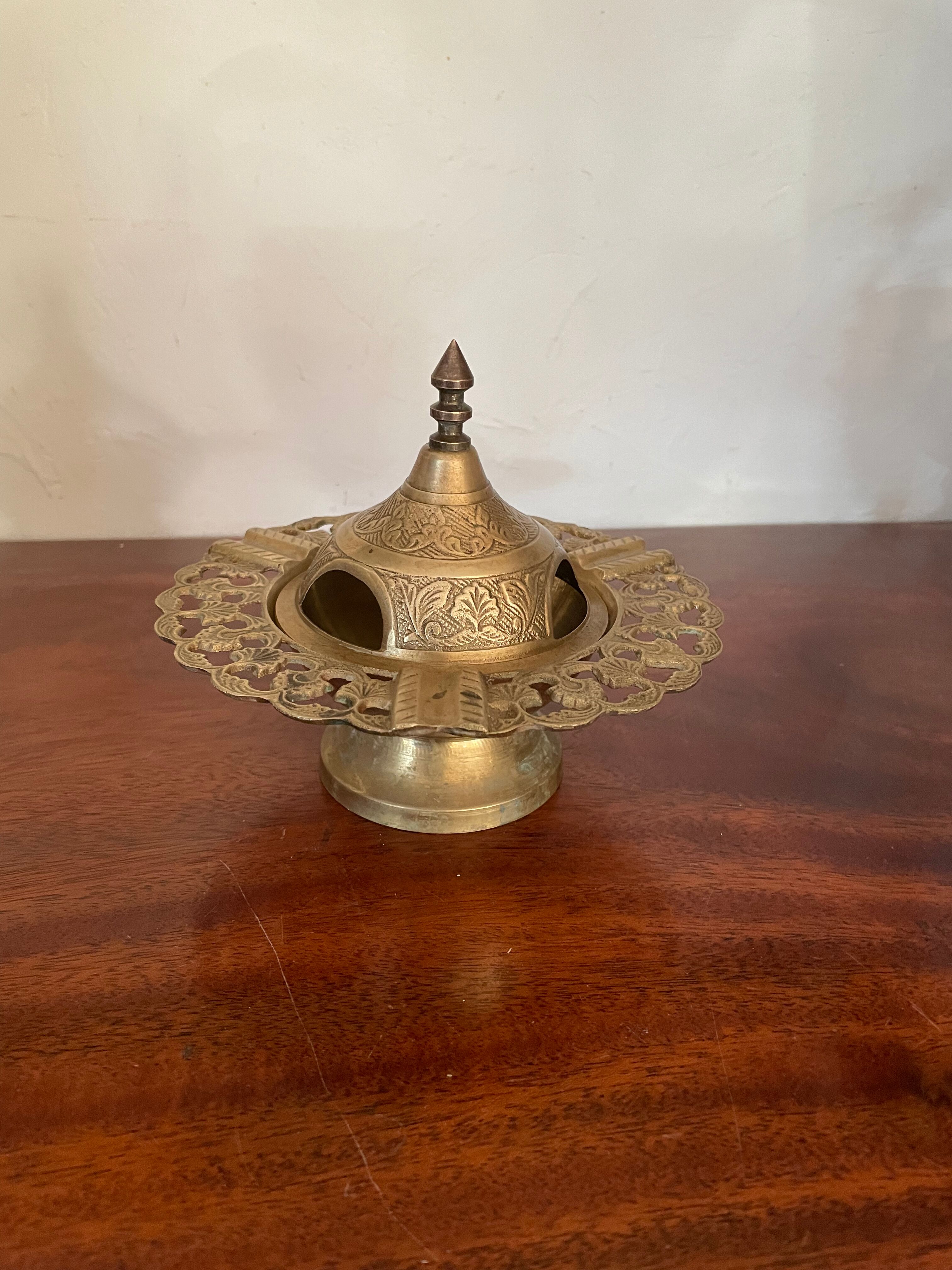 Vintage brass ashtray