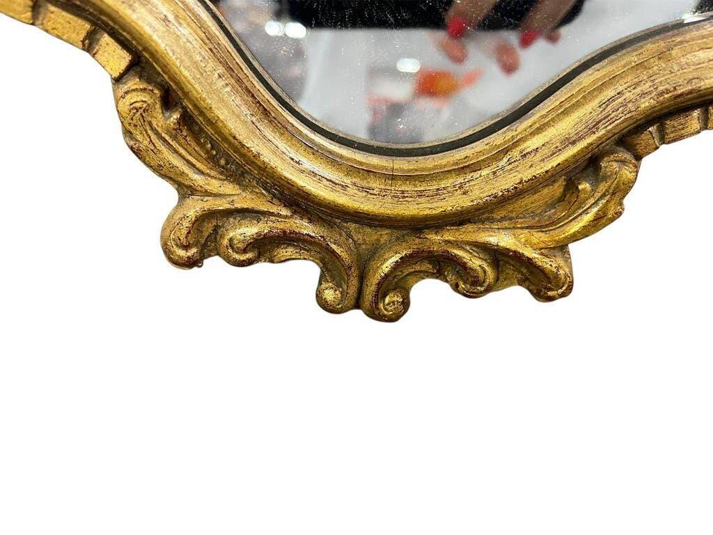 Miroir baroque doré vintage / miroir mural