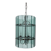 Suspension en verre Veca des années 70, Italie.