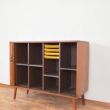 Mid-Century Danish Teak Tambour Doors Sideboard, 1960s.