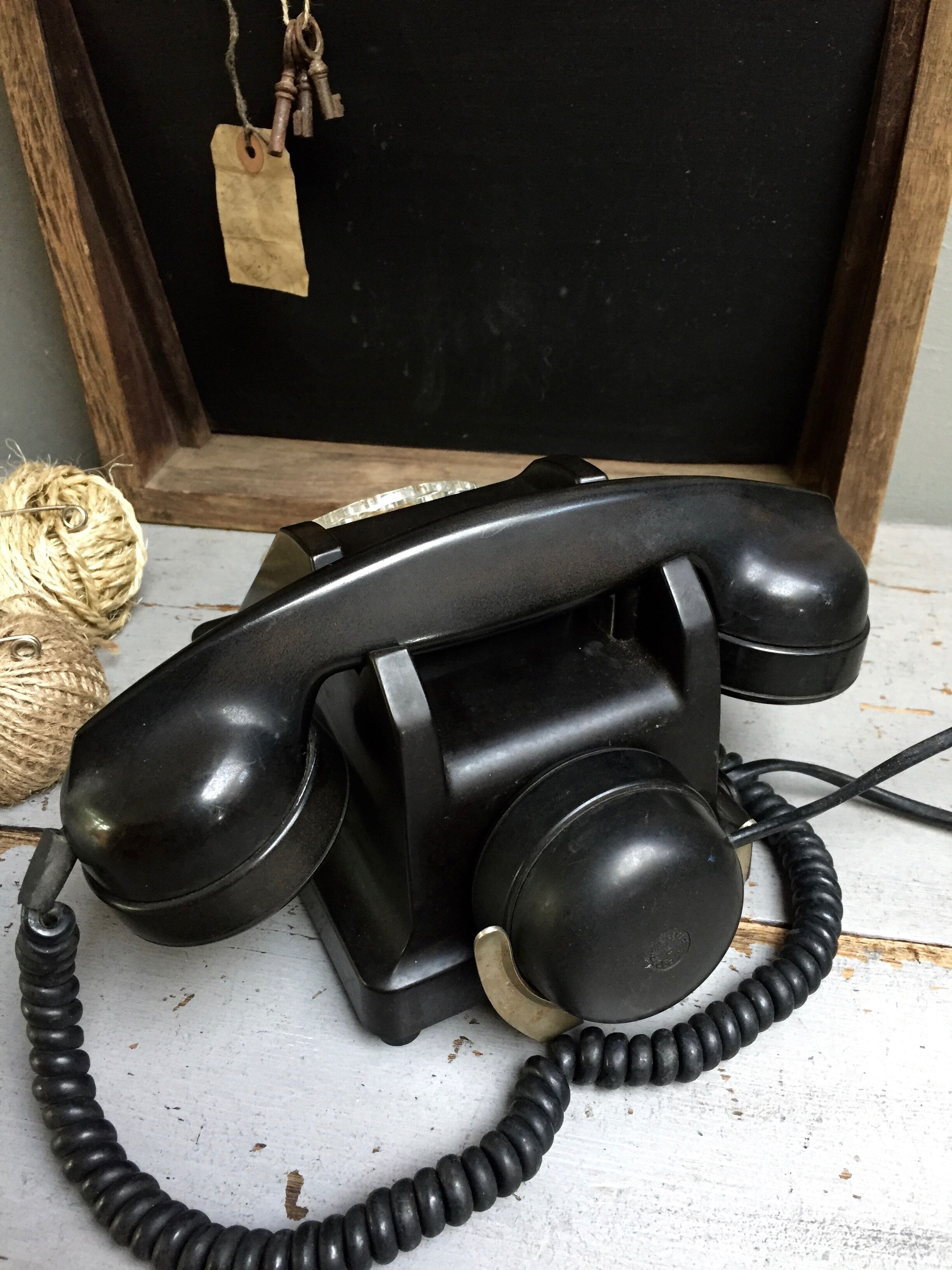 Old bakelite phone