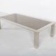 Chromed steel and smoked glass coffee table, 1970s