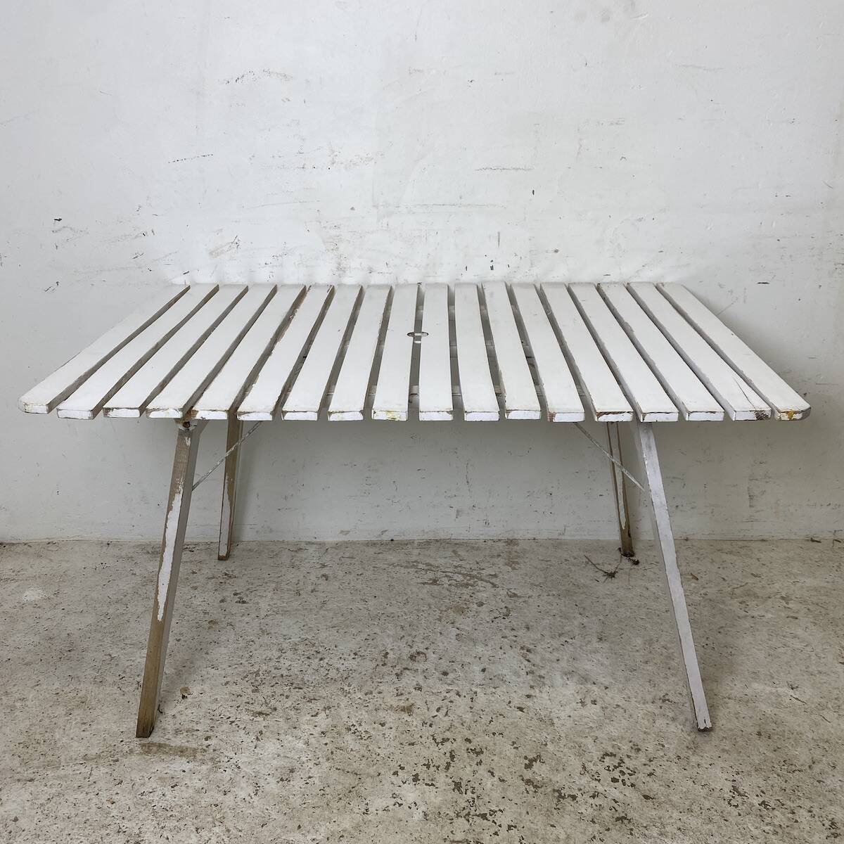Vintage 1960s folding garden table