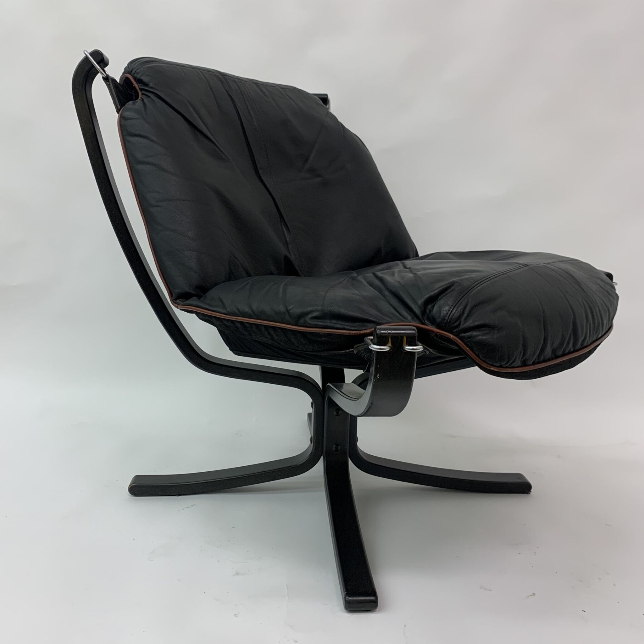 Falcon leather armchair by Sigurd Ressel for Vatne Møbler 1970s