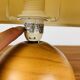 Lampe boule en pin, années 80
