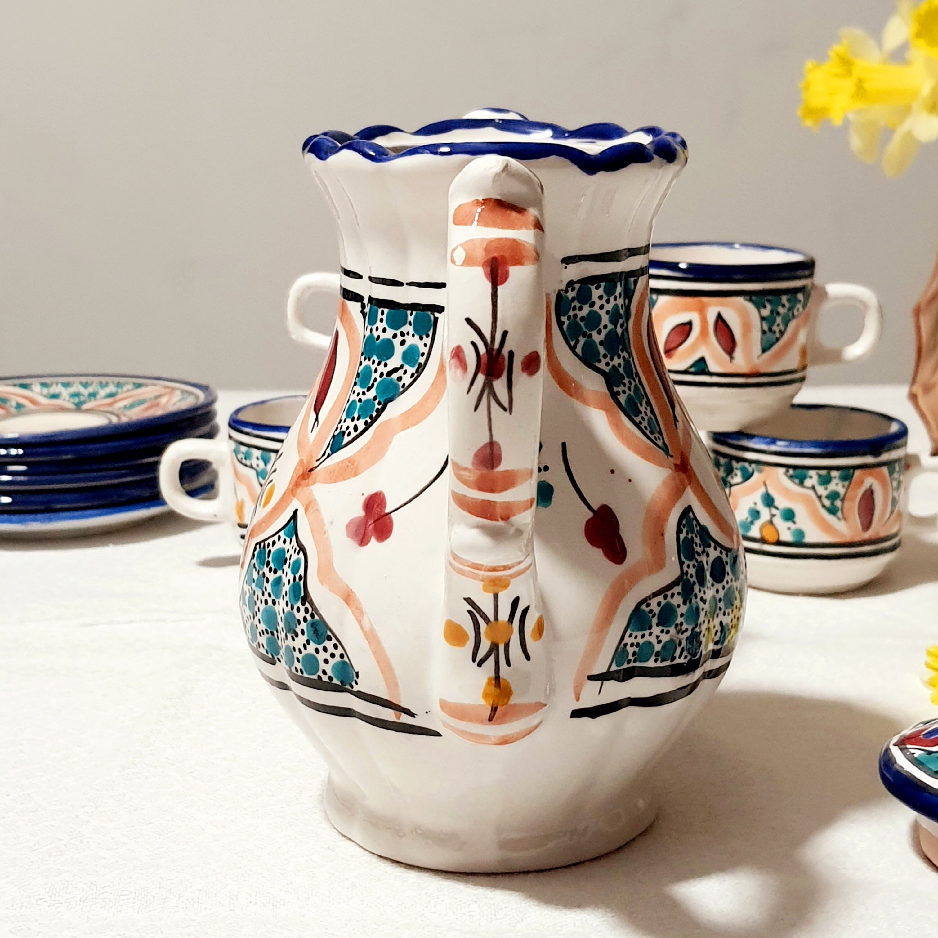 Vintage Moroccan tea service