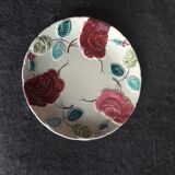 Vintage barbotine plate from Saint Amand