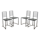 Ensemble de 4 chaises de salle à manger postmodernes