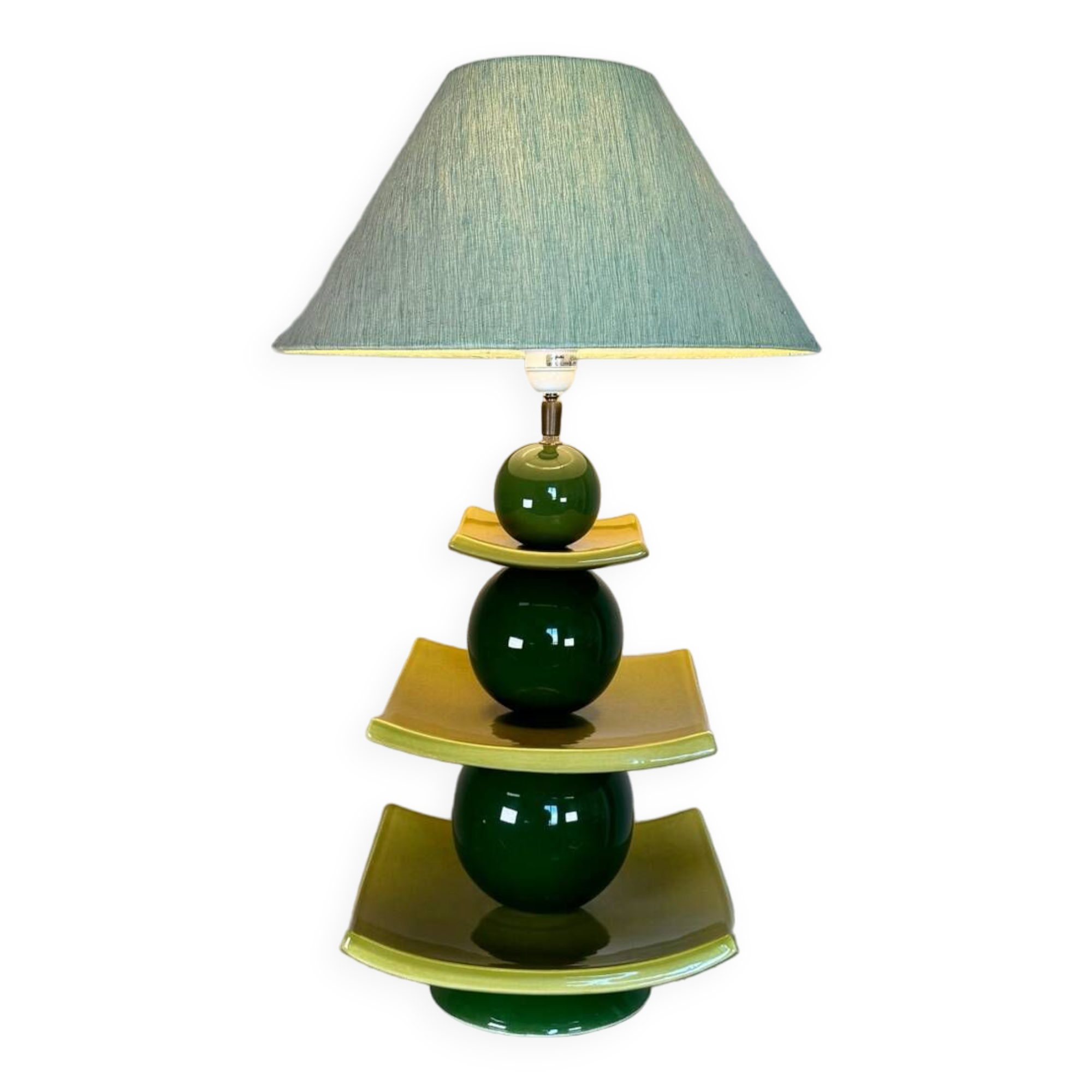 Large ceramic lamp from Albret from the 90s