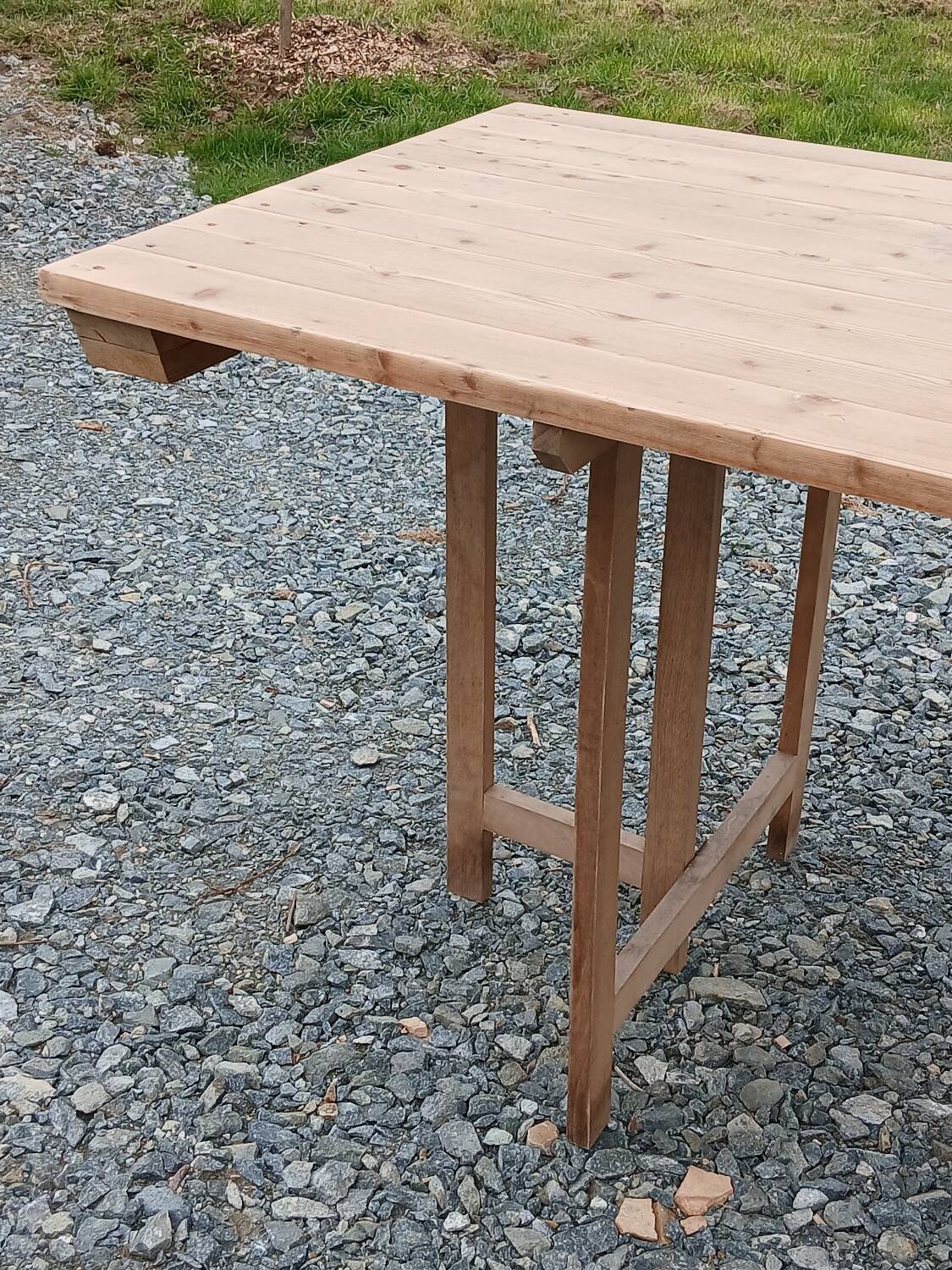 Table de ferme pliante 250 cm, 8/10 personnes