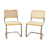 Pair of chairs Marcel Breuer B32 cesca model
