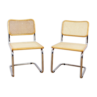 Pair of chairs Marcel Breuer B32 cesca model