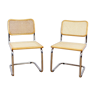 Paire de chaises Marcel Breuer B32 modèle cesca