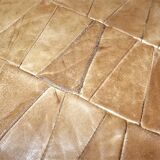 Trunk leather storage Ottoman