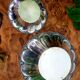 Two silver metal cups