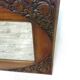 Art Deco mirror with a wooden frame