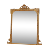 Victorian giltwood wall mirror