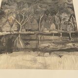 Original landscape drawing Vera Zilzer