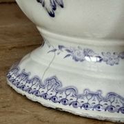 Iron earth gravy boat, Bouquet Creil & Montereau model, early 20th century