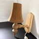 Pair wall sconces pine wood, swedish, 1970s