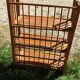Rattan bookcase shelf
