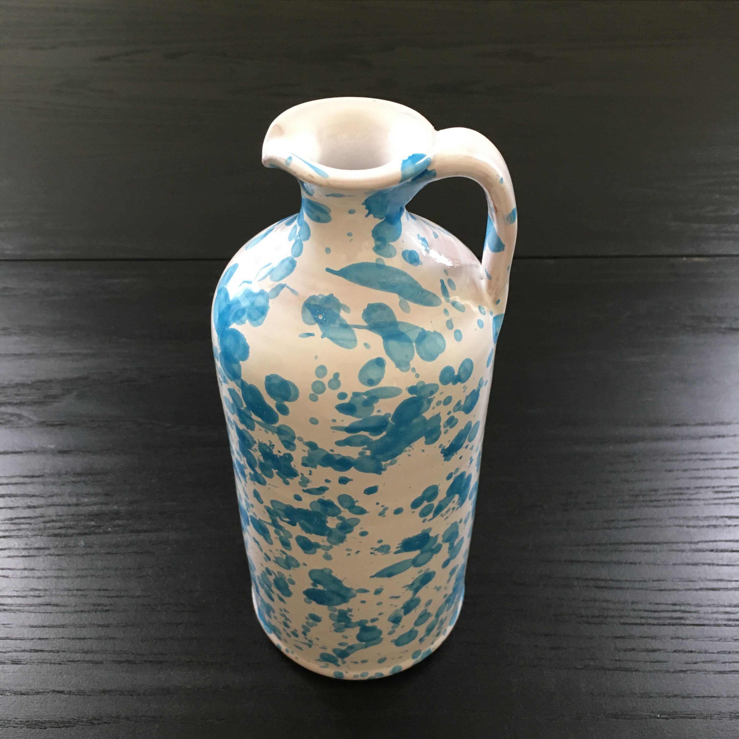Turquoise spotted bottle