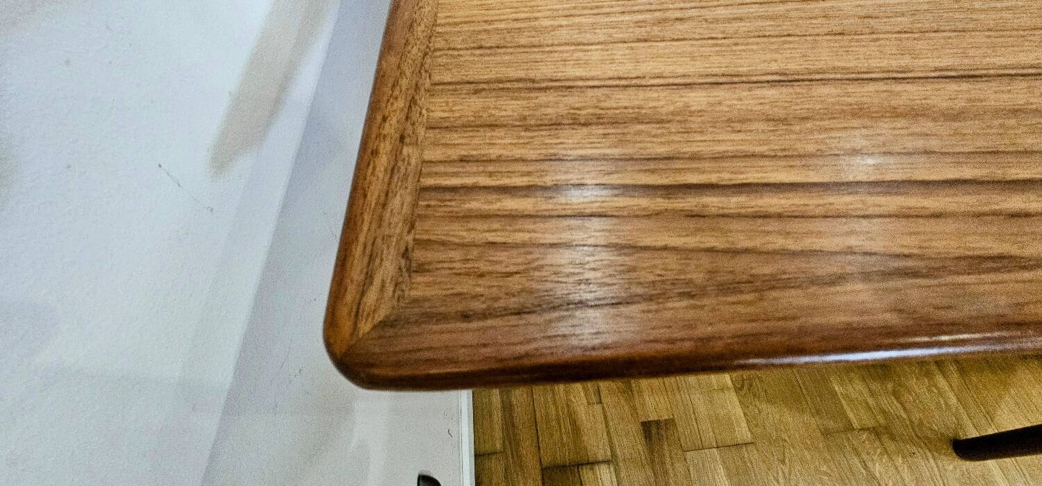 Danish teak table Scandinavian design by Johannes Andersen