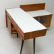 Corner writing desk with a bookcase by Mojmír Požár for ÚP Závody