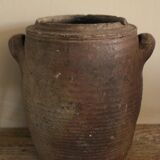 Vase Terracotta pot two handles handcrafted
