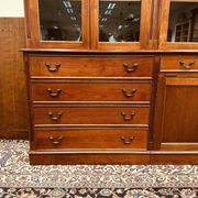 Classic English Mahogany Library Cabinet