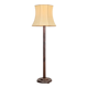 Art Deco Asian Style Carved Wood Floor Lamp, 1930s