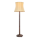 Art Deco Asian Style Carved Wood Floor Lamp, 1930s