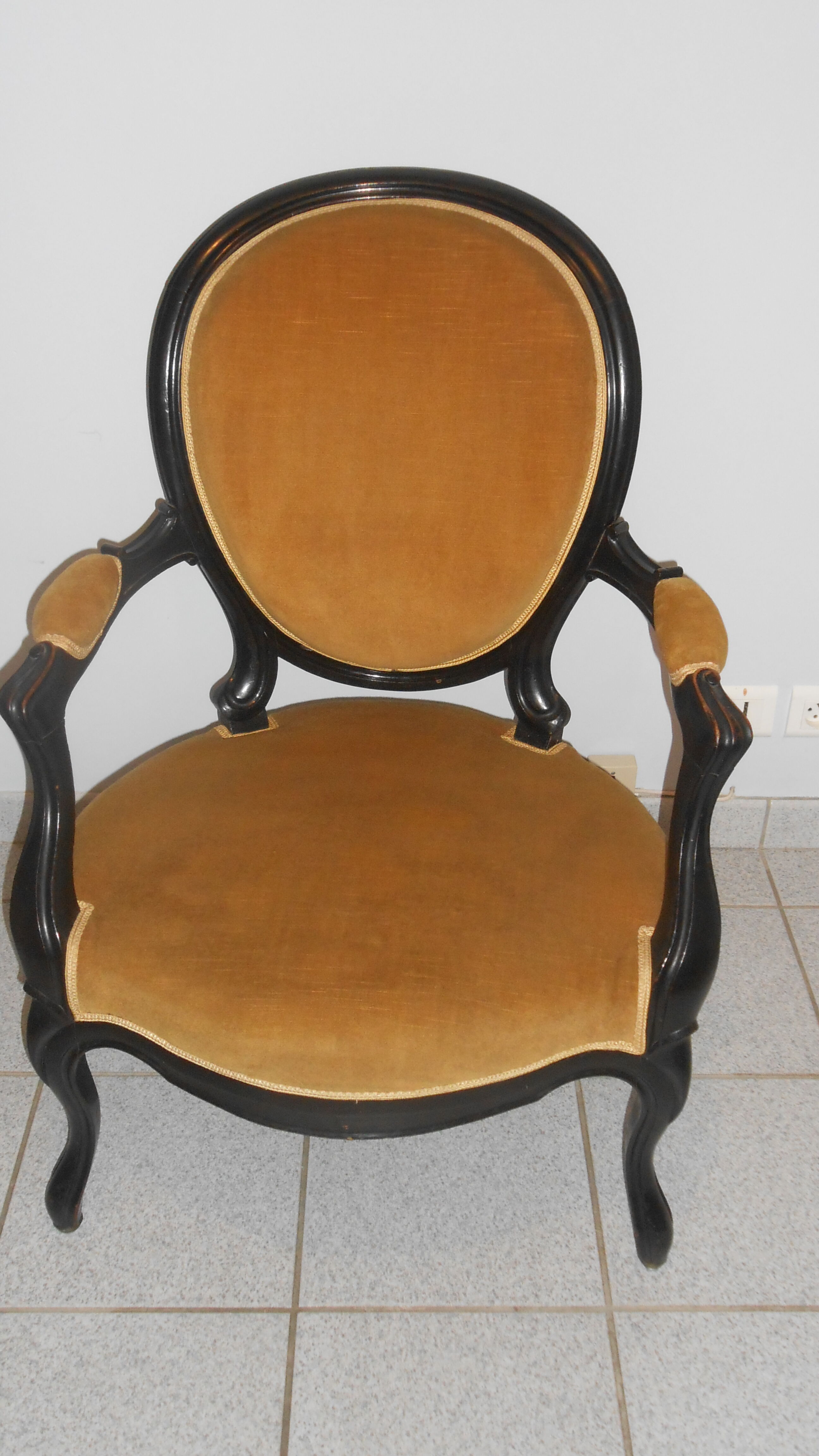 Pair of armchairs of Napoleon III style